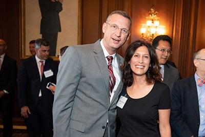 BSA President and CEO Victoria Espinel with Rep. Doug Collins.